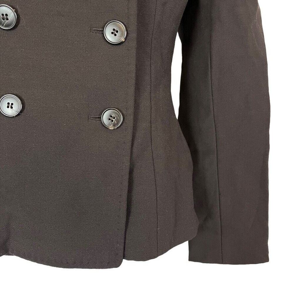 Dolce & Gabbana Womens Brown Wool Steampunk Whimsigoth Suit Jacket Blazer 40 / 4 - Picture 5 of 16